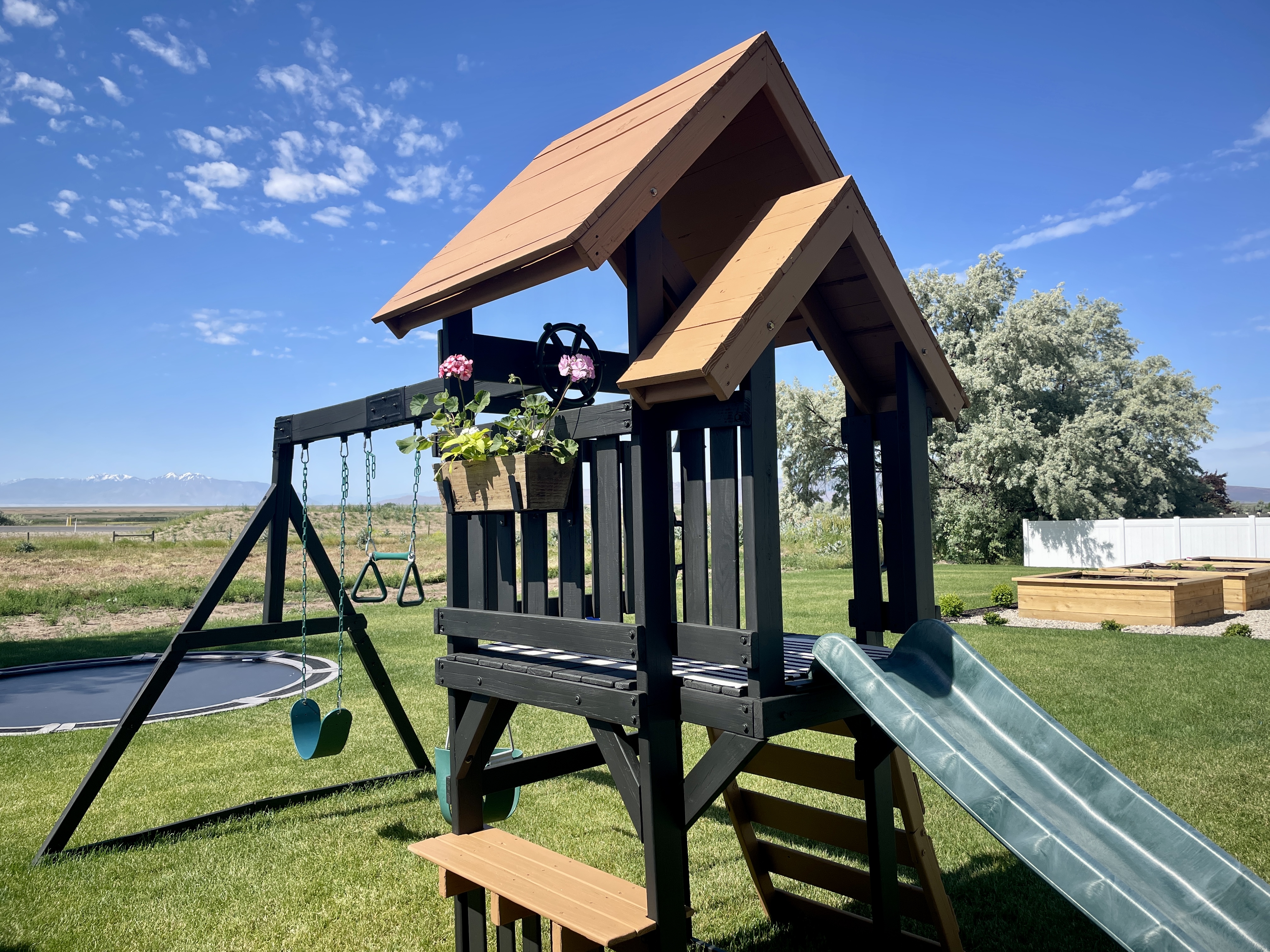 We Painted A Swing Set: DIY Details
